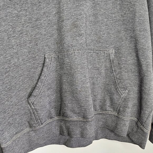 Men's Grey Aeropostale Pullover Long-sleeved Hoodie, L-XL - Picture 3 of 11
